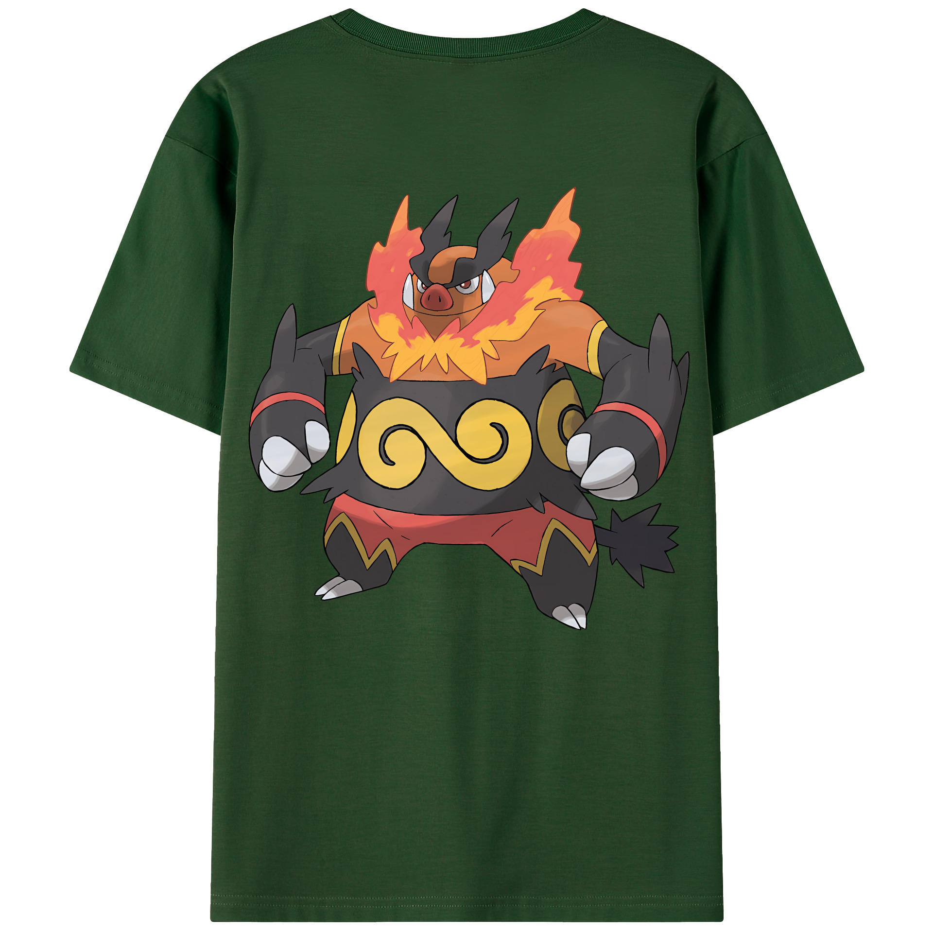 （画像用） ポケットモンスター Pokémon 綿100％半袖Tシャツ（背面プリント）